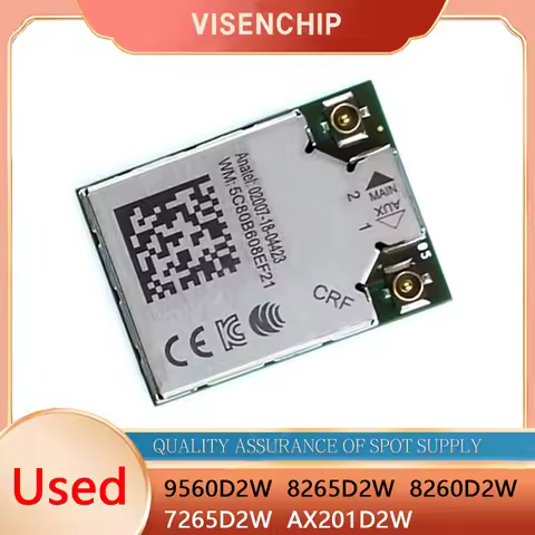 1piece Used test 100% work 9560D2W AX201D2W 8260D2W 8265D2W 7265D2W WIFI Bluetooth Module Wireless N