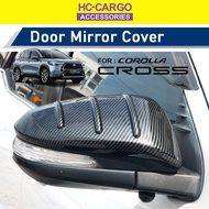 Hc Cargo Toyota Corolla Cross XG10 2020 - 2022 Side Mirror Cover Carbon Look / Chrome /Piano Black With Double Side Tape