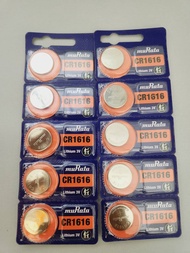 IG ✅ ( 1616 Murata ) BATERAI MURATA ORIGINAL LEMBARAN CR1616  LITHIUM BATTERY 3V  BATRE TERBARU UNTU
