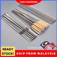 Reusable flat stainless steel  (M.STOCK) barbecue skewers Roasting Needle Chicken Wing Grill Stick B