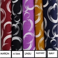Abstract Circle Rayon Fabric (Price per 0.5m)