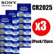ถ่านกระดุม SONY JAPAN รุ่น CR2032 / CR2025 /CR2016 Lithium 3V. แท้ 100% จำหน่าย 1แผง 5ก้อน พร้อมส่ง