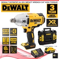 Dewalt DCF897NT-XJ 3/4" 18V Brushless Cordless High Torque Impact Wrench With Charger & 5.0AH Batter
