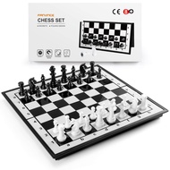 Chess Sets Travel Board Games: Magnetic Folding Chess Board with Instructions Teen Gifts Family Game