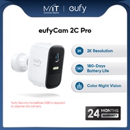eufy Cam 2C Pro 2k Add-on Camera, Wireless Home Security System with 2K Resolution, 180-Day Battery 