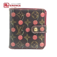 LOUIS VUITTONCA0015 Monogram Cherry Takashi Murakami Cherry Compact Zip Bi-fold Wallet