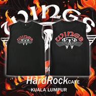 Baju Singlet Wings Double Trouble Album Rock Band Graphic Printed Sleeveless Tee Adult Cotton Wings 