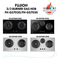 FUJIOH FH-GS70 2/3 Burner Double Inner Flame Glass Gas Hob
