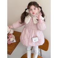 Korea Korea 2026 Girls Foreign Winter Quilted Cotton Padded Clothes Quilted Thickened Children Girls