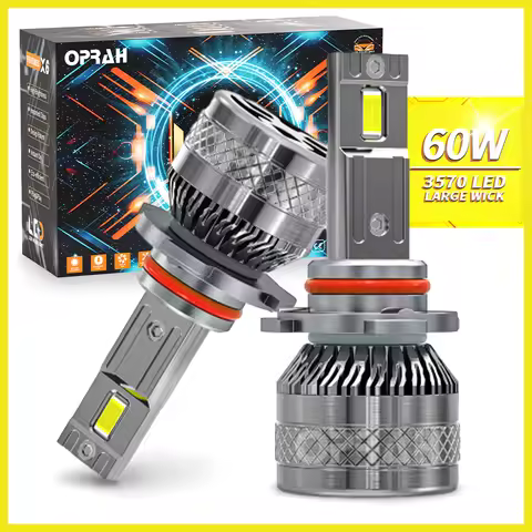 Oprah 2pc LED H7 H4 Car Headlight Bulb Canbus 3570SMD 60W 9005/HB3 9006/HB4 H11 H1 Hi/Lo Beam Car Ac