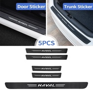 For Haval Carbon Fiber Car Door Sticker Protector Auto Threshold Strips Sticker Haval H6 Jolion H2 H