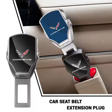 for Corvette C1 C2 C3 C4 C5 C5 C6 C7 C6-R C8 Car Seat Belt Extension Plug Safety Buckle Car Accessor