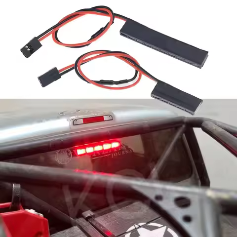 LED Red Taillight Brake Light 5V for 1/10 RC Crawler Car TRX4 SCX10 D90 RC Short-Course Truck Monste