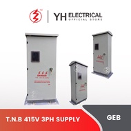 GEB Three Phase 3phase Outdoor KWH Meter Box (Metal) 46” x 20” x 13” inch weatherproof kotak besi be