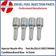 4ชิ้นปลายหัวฉีดน้ำมัน DLLA150S374N464 105015-4640เหมาะสำหรับ EK100 HINO 700 Profia
