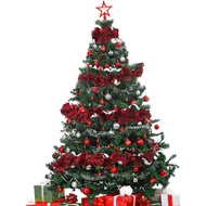 Tatuo 4 Rolls Plaid Christmas Tree Garland Rustic Craft Garland Christmas Tree Ribbon for Christmas 