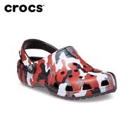 Crocs 2023 รูปแบบใหม่ crocs LiteRide  Camo ชายหาดรองเท้าพักผ่อนกลางแจ้งชายหาดรองเท้าแตะรองเท้าแตะ
