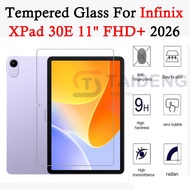 For Infinix XPAD 30E 11" FHD+ Tablet | 2026 4G LTE 9H Tempered Glass HD Screen Protector Guard