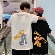Jumbo Men's T-Shirts 6XL 5XL 4XL, T-Shirts Oversized SizeBIG COUPLE TOM AND JERRY