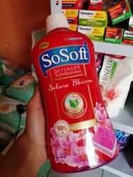 SoSoft Detergen Tumbuhan 700ml SoSoft Detergen Cair