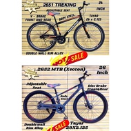 BASIKAL DEWASA MTB 26INCI/BASIKAL DEWASA/BASIKAL BUDAK/MOUNTINE BIKE/BICYCLE XECCON/2652/2651