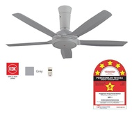 KDK Z Series K14YZ Ceiling Fan (Grey) 5 blades