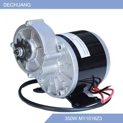 350W 24V 36V Gear Motor DC Motor Gear Brushed Motor My1016Z3 Gear Reduction Electric Motor with 9 To