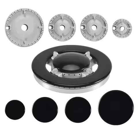 B06B-Gas Stove Burner Caps,Gas Stove Burner Caps Set 5 PS,Burner Caps For SABAF Stove Top Covers Rep