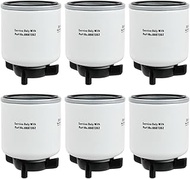 6PCS 6667352 New Fuel Filter with Water Separator Compatible with Bobcat 453 463 553 751 753 E10 E14