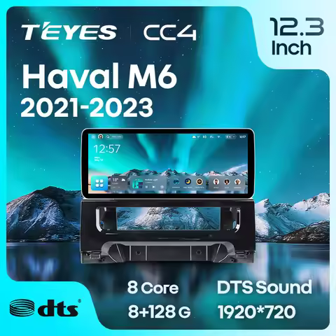 TEYES CC4L12.3 For Great Wall Haval M6 2021 - 2023 Car Radio Multimedia Video Player Navigation ster