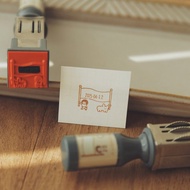 可調式日期印章 / 小 / 舉旗子