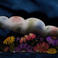 星空透黑花繪雲朵立牌 | 訂製禮物號碼牌招牌 | 永生花真花藝設計