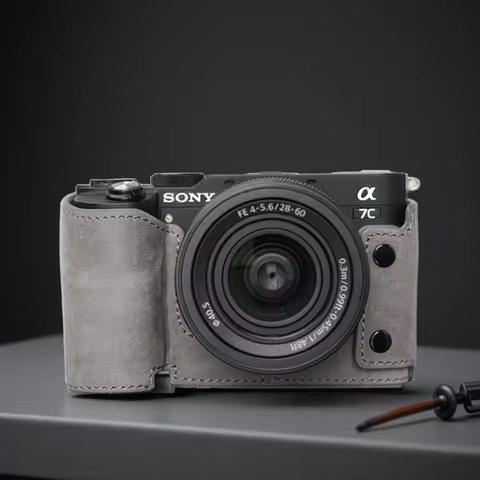 Mr.Stone for Sony A7C2 A7CR Camera Case Cover Protective for SONY a7CⅡ A7CⅠ Case Accessories Handmad