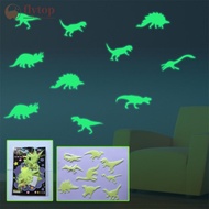 FLYTOP Glow in Dark Dinosaur Wall Stickers Jurassic World Luminous Wall Sticker Kids Room Decal Fluo