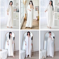 Wholesale MIX Kaftan Arabian White Series Satin Premium, Santorini Silk, Luxury, Latest Eid Kaftan