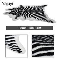 Yajuyi Zebra Print Rug, Animal Print Rug, Soft, Comfortable Polyester Home Decor Rug, Floor Mat for 