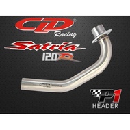 P1 PIPE EXHAUST NECK CLD RACING SATRIA 120 2T