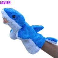 JAVIER Shark Finger Puppet, Stuffed Animals Anime Doll Plush Hand Finger Puppet, Finger Puppet Kawaii Soft Marine Animals Shark Plushed Doll Kids Toy