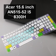 Keyboard Cover Acer AN515-52 I5 8300H 15.6 Inch Laptop Keyboard Protector Soft Silicone Notebook Keyboard Protective Film Waterproof Dustproof Skin