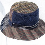 手工編織棉麻帽 編織帽 漁夫帽 遮陽帽 手編草帽 登山帽-日本民族