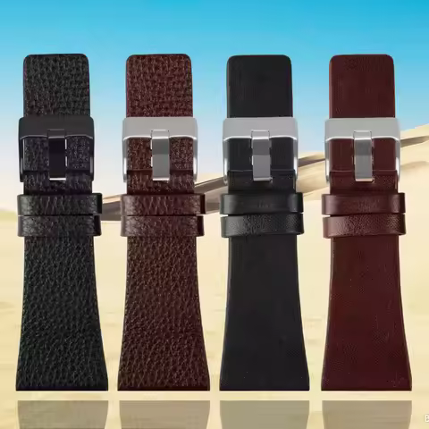 Genuine Leather Watchband for Diesel Watch Belt DZ7257 1657 4323 7314 7313 7371 Leather watch chain 