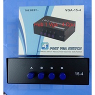 HUB VGA Hub 1CPU to 4VGA (1VGA to 4VGA) With FULL HD Adapter - SPTECH COMPUTER