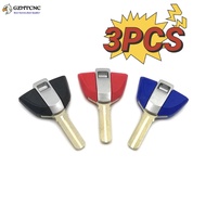 3PCS Motorcycle Parts Blank Keys Uncut Blade Embryo Key for BMW C650GT F650GS F700GS F750GS F850GS F