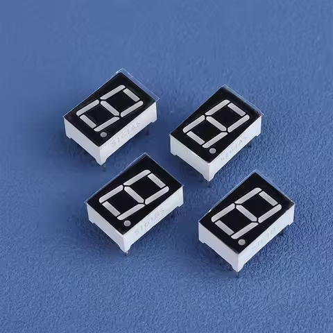 10Pcs 0.56 Inch 10Pins LED Digital Tube - 5161AS 5161BS Common Anode/Cathode 1 Bit 7 Segment Red Dig
