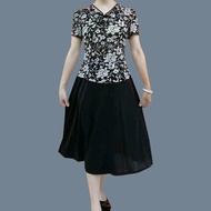 bohemian dress lovito dress Ethnic Inspired Two-Piece Plus Size Dress