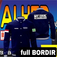 Civil engineering embroidered jacket, civil engineering jacket, civil engineering version jacket, fu