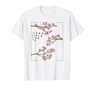 Aesthetic Japanese Style Cherry Blossom Tree Sakura Japan T-Shirt