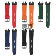 Fluorine Rubber Watch band Strap  for CASIO G-SHOCK GBA-900 GBA 900