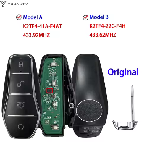 YOCASTY Smart Car Key K2TF4-41A-F4AT OEM ID46 Chip Support All Lost For BYD Qin PLUS Yuan PLUS SONG 