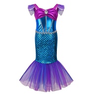 WUYIMEI | Mermaid Ariel Princess Dress